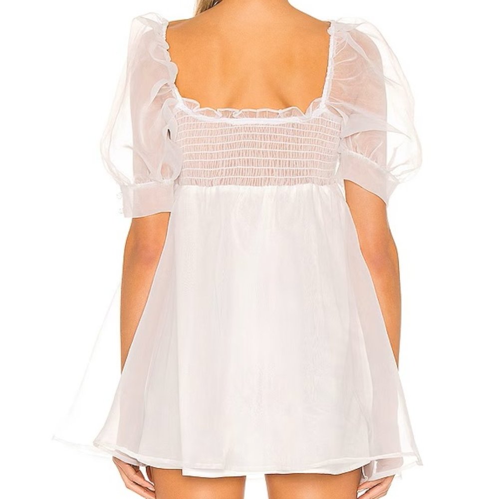 For Love and Lemons Cinched Babydoll Dress Small Boho New - Picture 6 of 16
